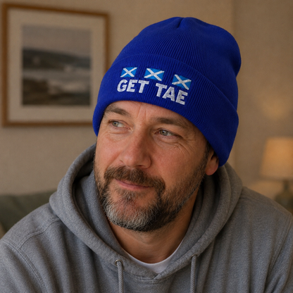 Get Tae Embroidered Beanie