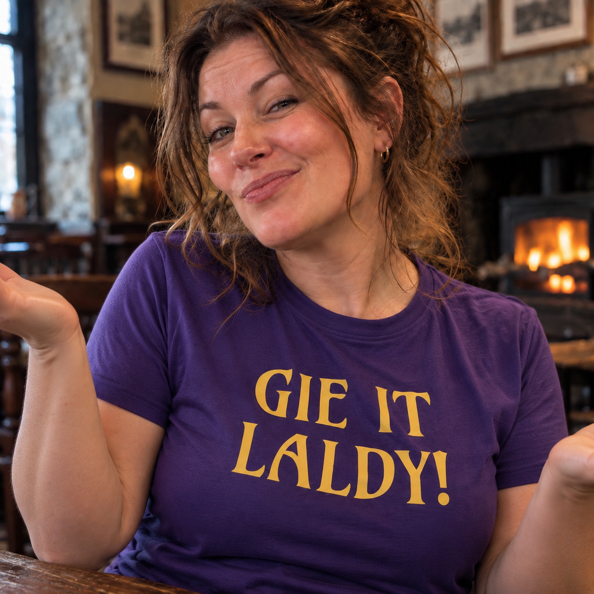 “Gie It Laldy!” Standard Fit T-Shirt