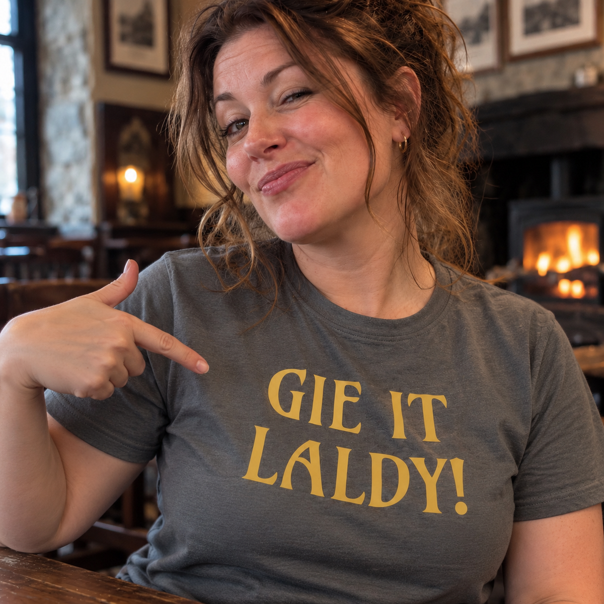 “Gie It Laldy!” Standard Fit T-Shirt