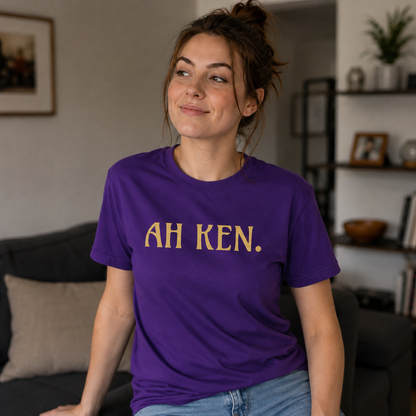 “Ah Ken.” Standard Fit T-Shirt