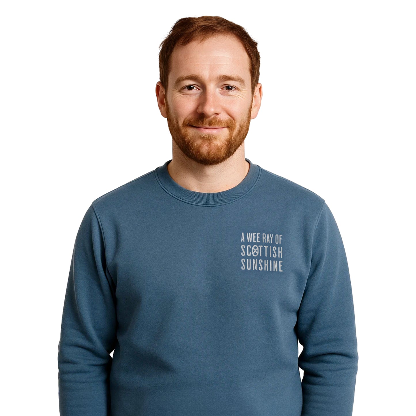 A Wee Ray Of Scottish Sunshine Embroidered Sweatshirt