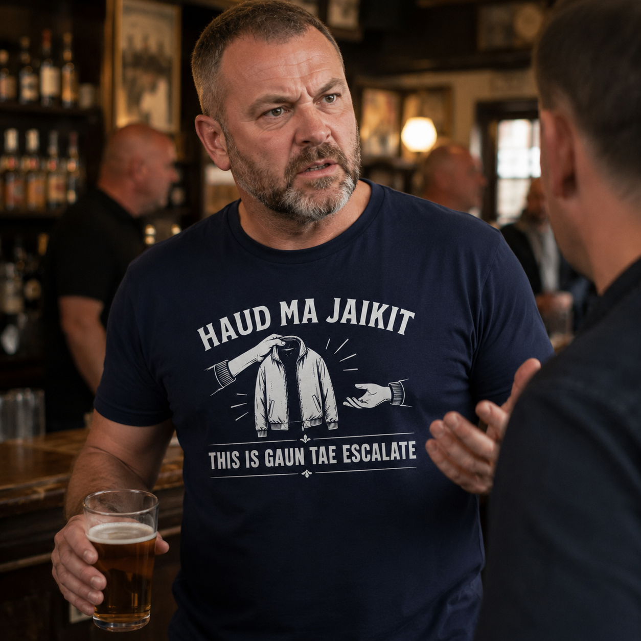 “Haud Ma Jaikit” Standard Fit T-Shirt