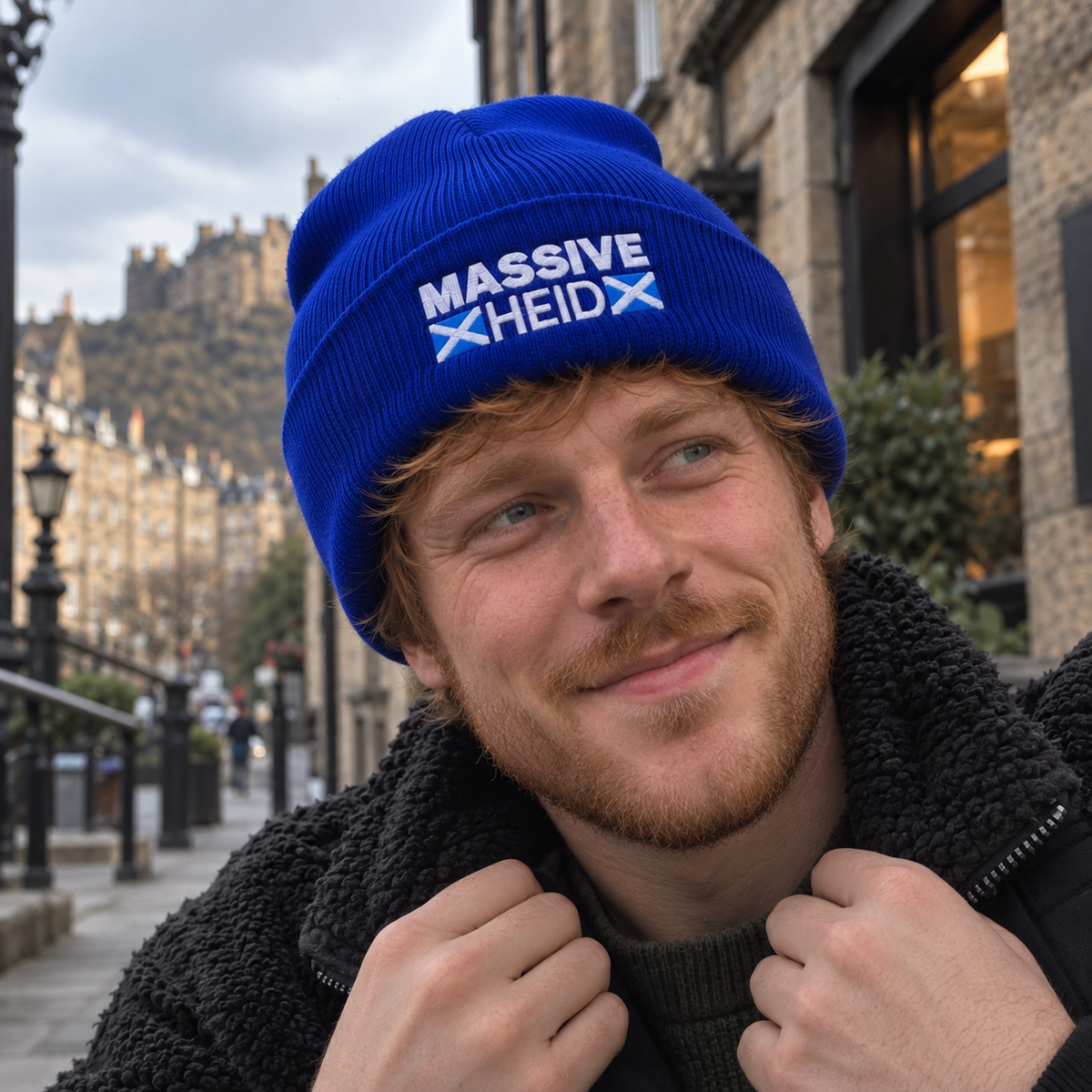 “Massive Heid” Embroidered Beanie