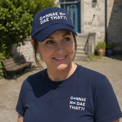 “Gonnae No Dae That?!” Embroidered T-Shirt