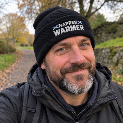 Napper Warmer | Embroidered Beanie