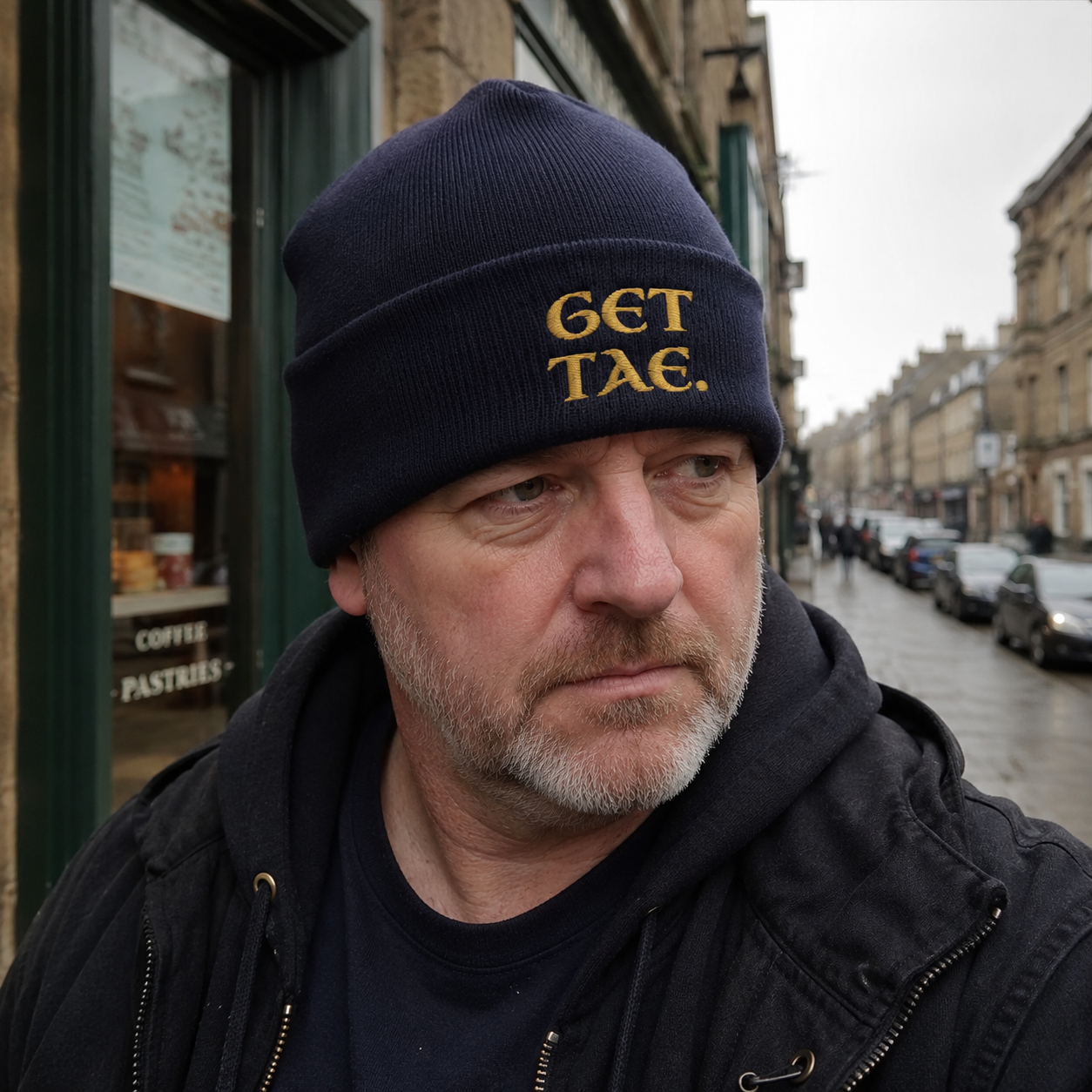 Get Tae Embroidered Beanie
