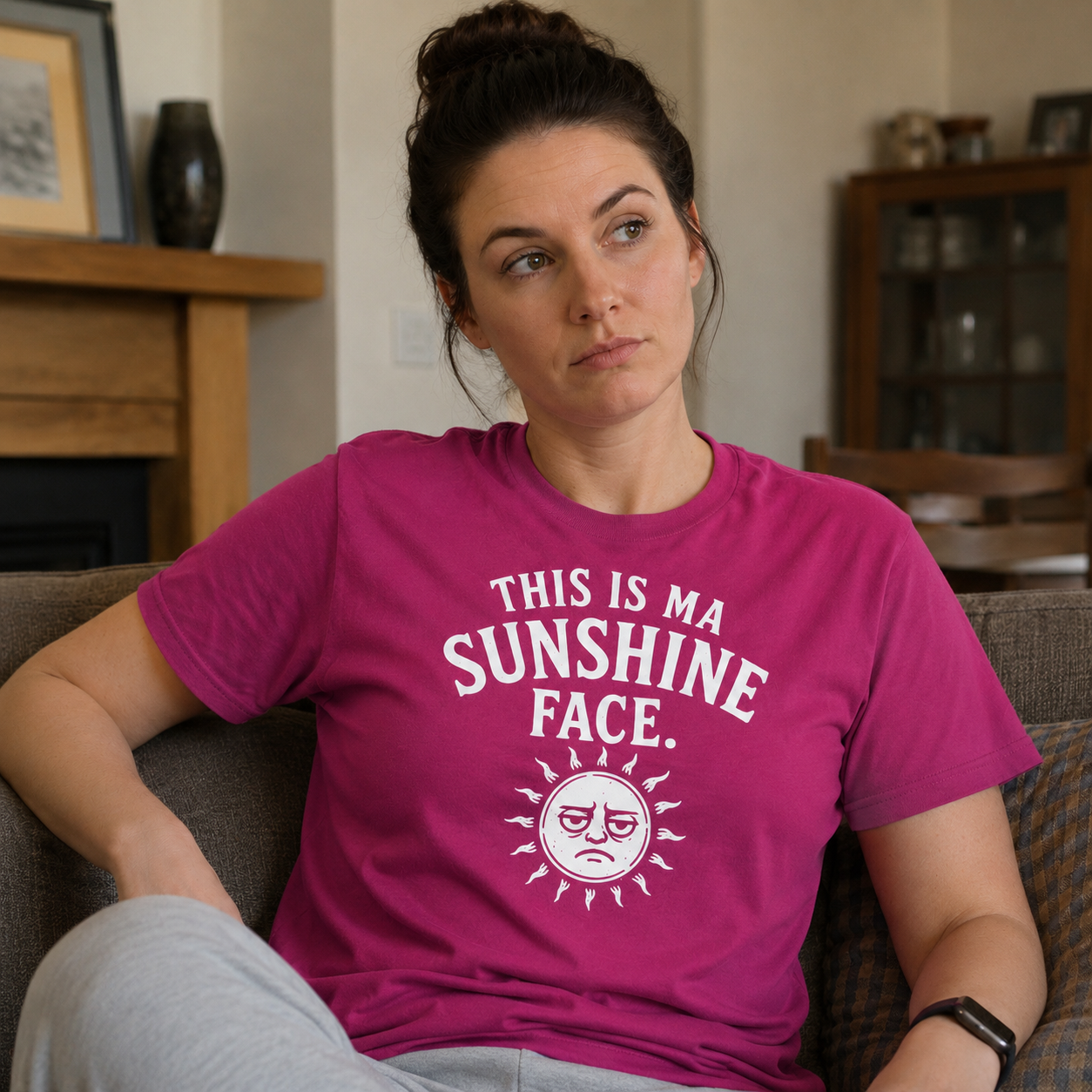 “This Is Ma Sunshine Face” Premium Soft T-Shirt