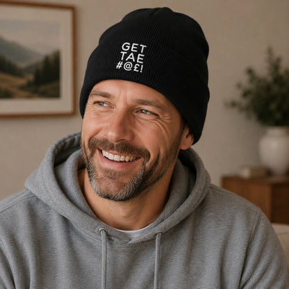Get Tae #@£! Embroidered Beanie