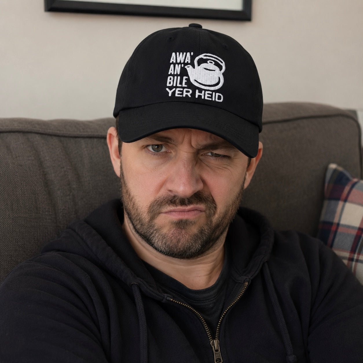 Awa An Bile Yer Heid Embroidered Cap