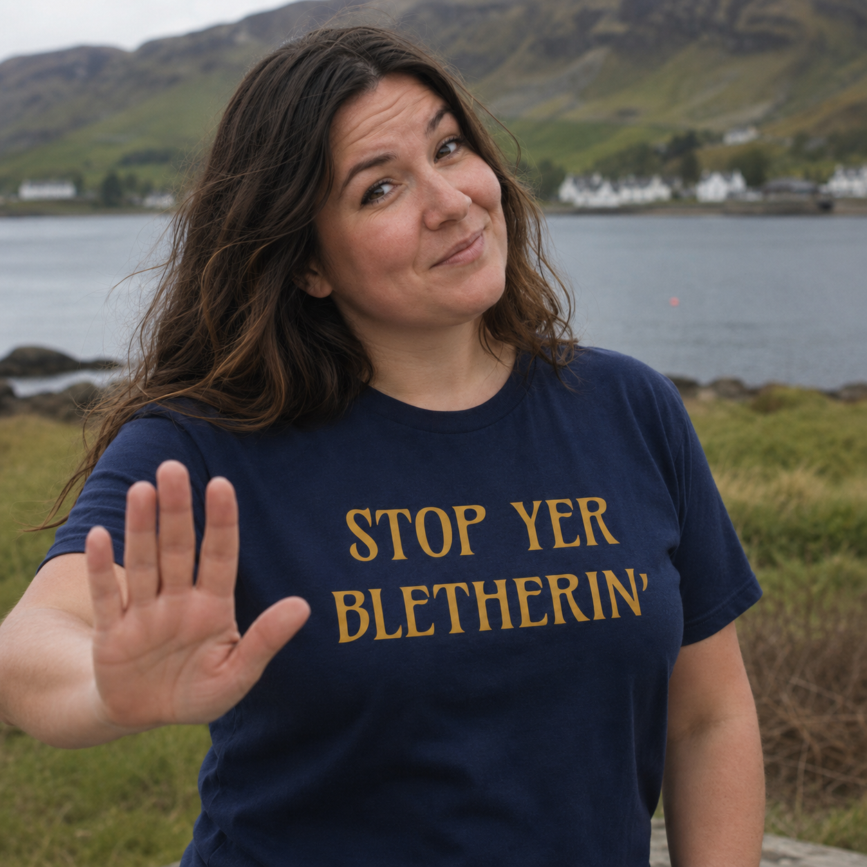“Stop Yer Bletherin’” Standard Fit T-Shirt