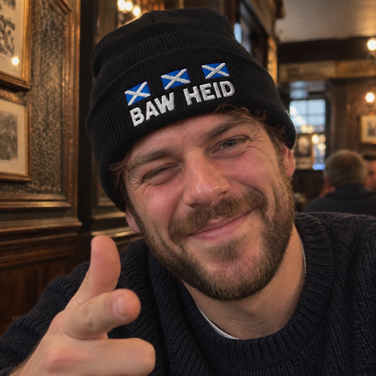 Baw Heid Embroidered Beanie