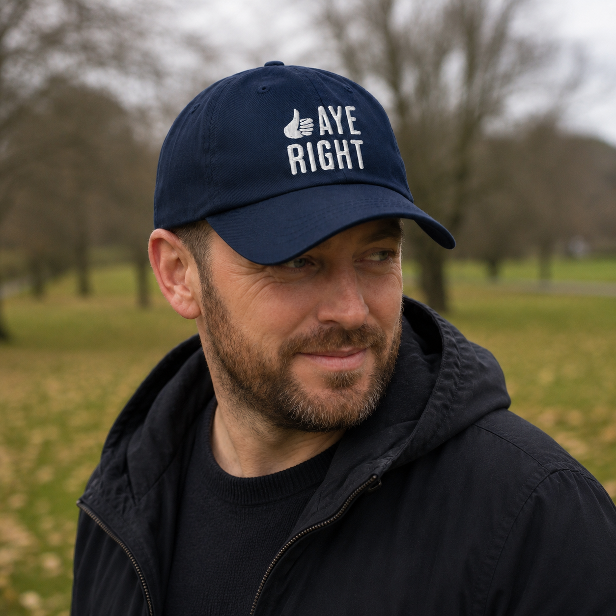 Aye Right Embroidered Cap