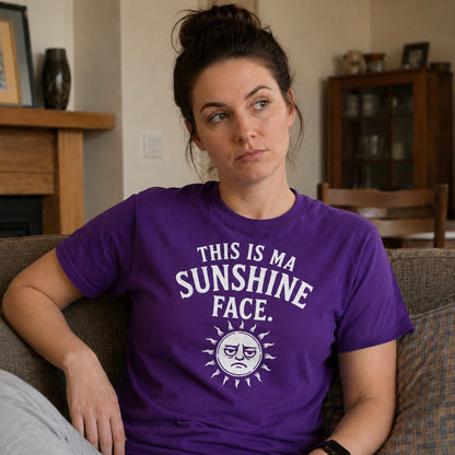 “This Is Ma Sunshine Face” Standard Fit T-Shirt