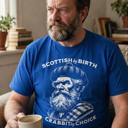 “Crabbit By Choice” Funny Scottish T-Shirt – Premium Soft Feel