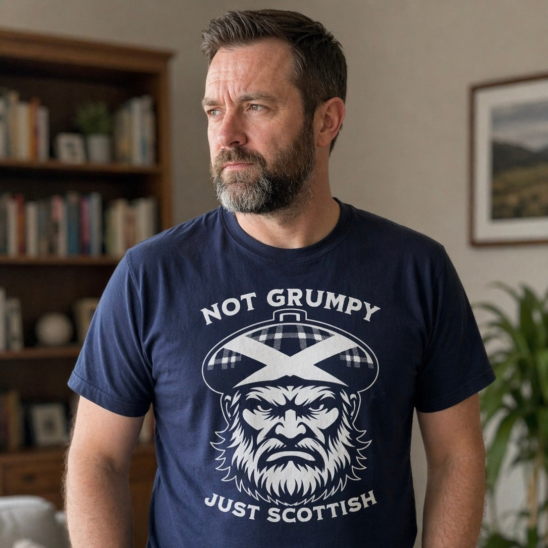 Not Grumpy Just Scottish Standard T-Shirt