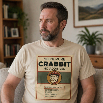 “Pure Crabbit” Funny Scottish T-Shirt – Standard Fit
