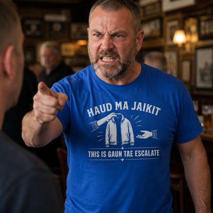 “Haud Ma Jaikit” Standard Fit T-Shirt