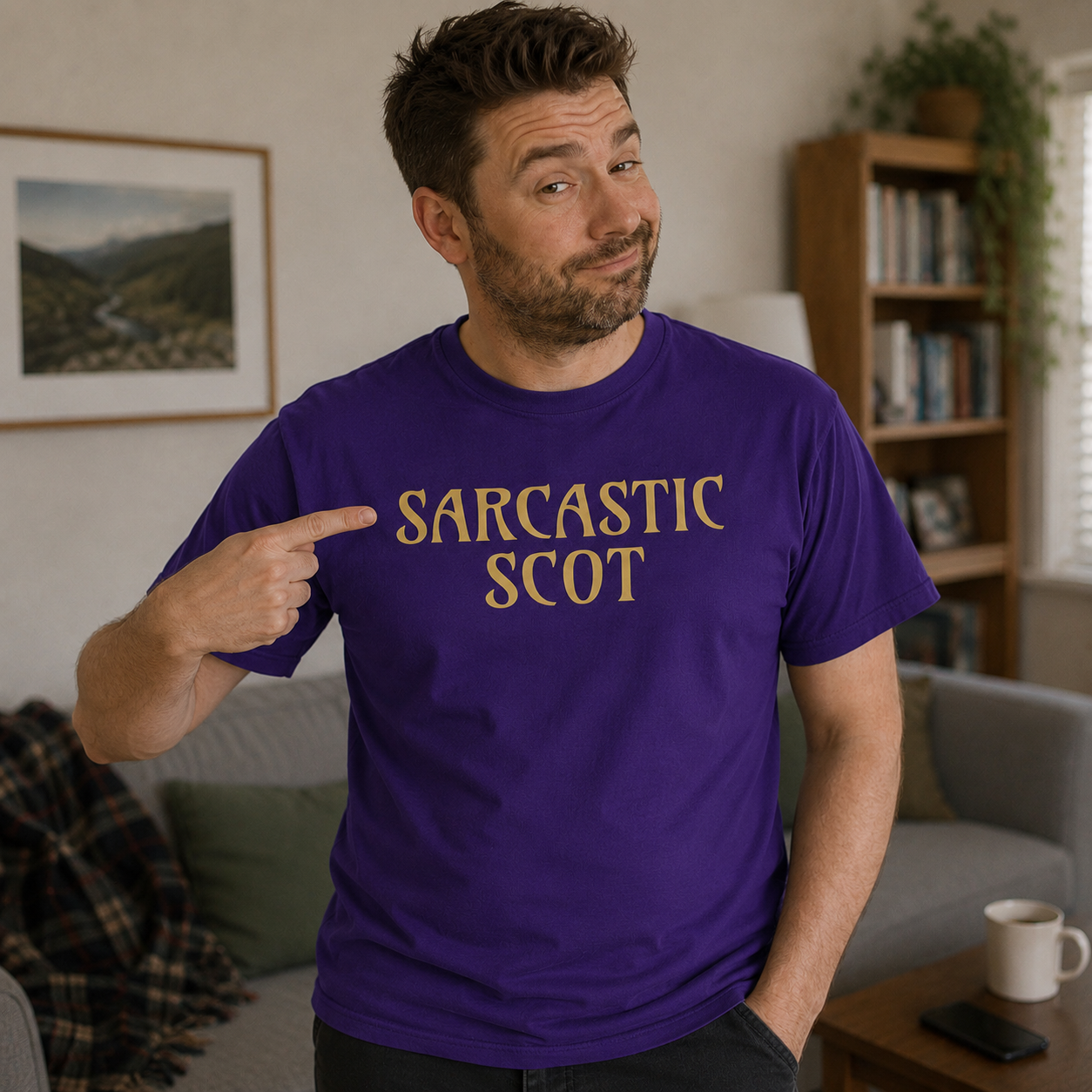 “Sarcastic Scot” Standard Fit T-Shirt