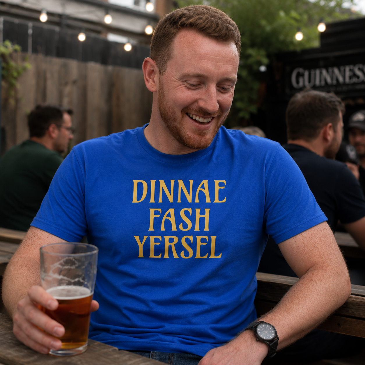 “Dinnae Fash Yersel” Standard Fit T-Shirt