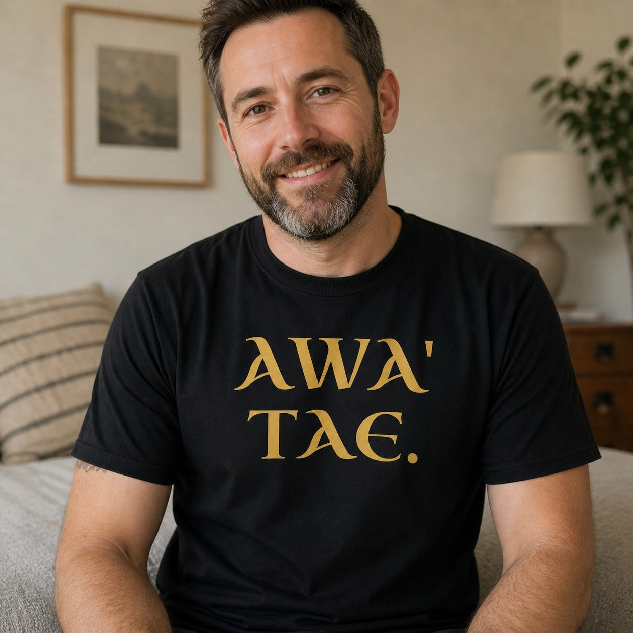 “Awa’ Tae” Funny Scottish T-Shirt – Premium Soft Feel