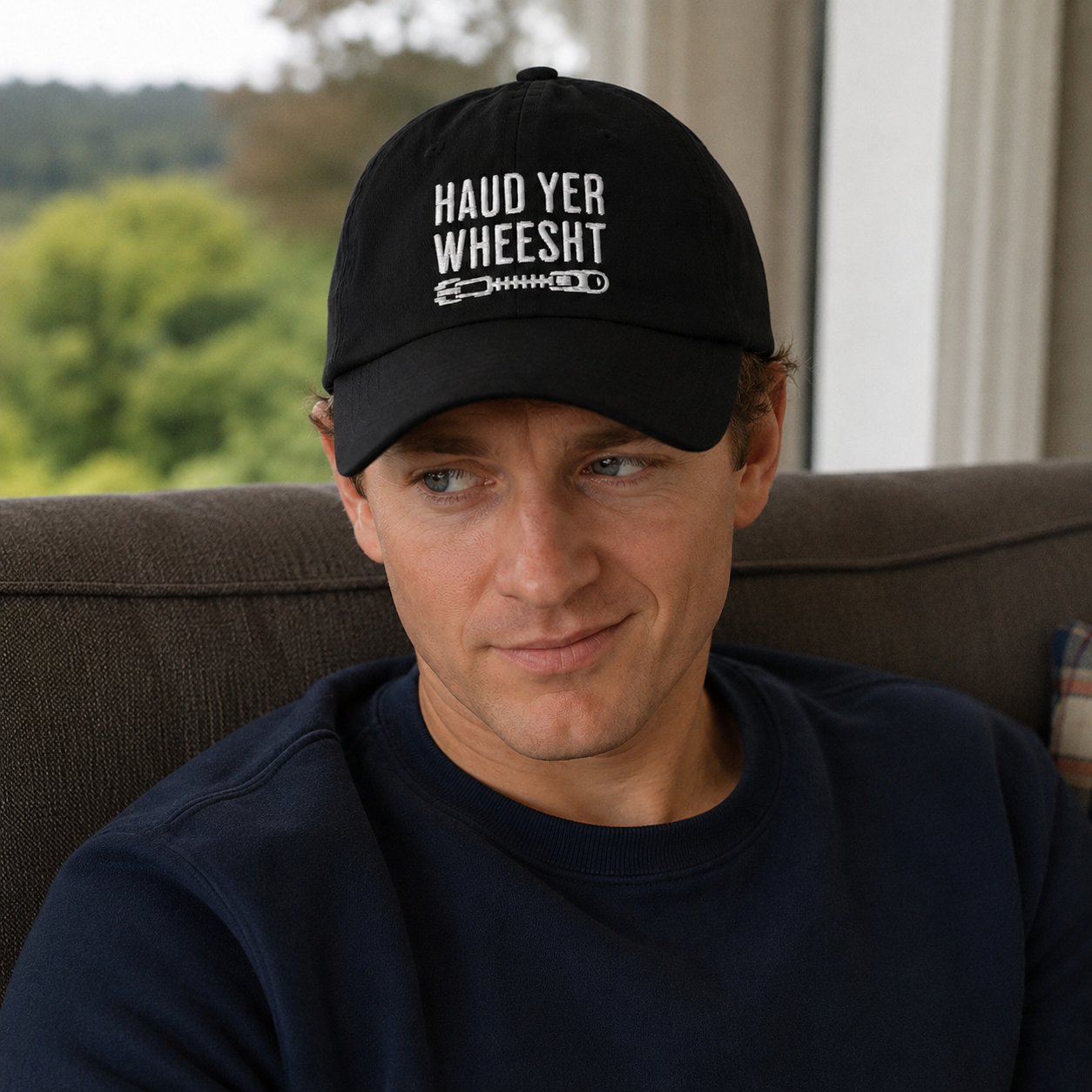 Haud Yer Wheesht Embroidered Cap