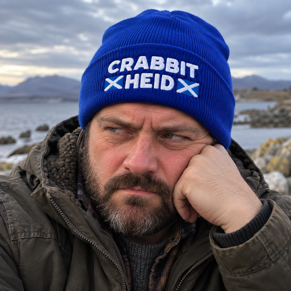 Crabbit Heid Embroidered Beanie