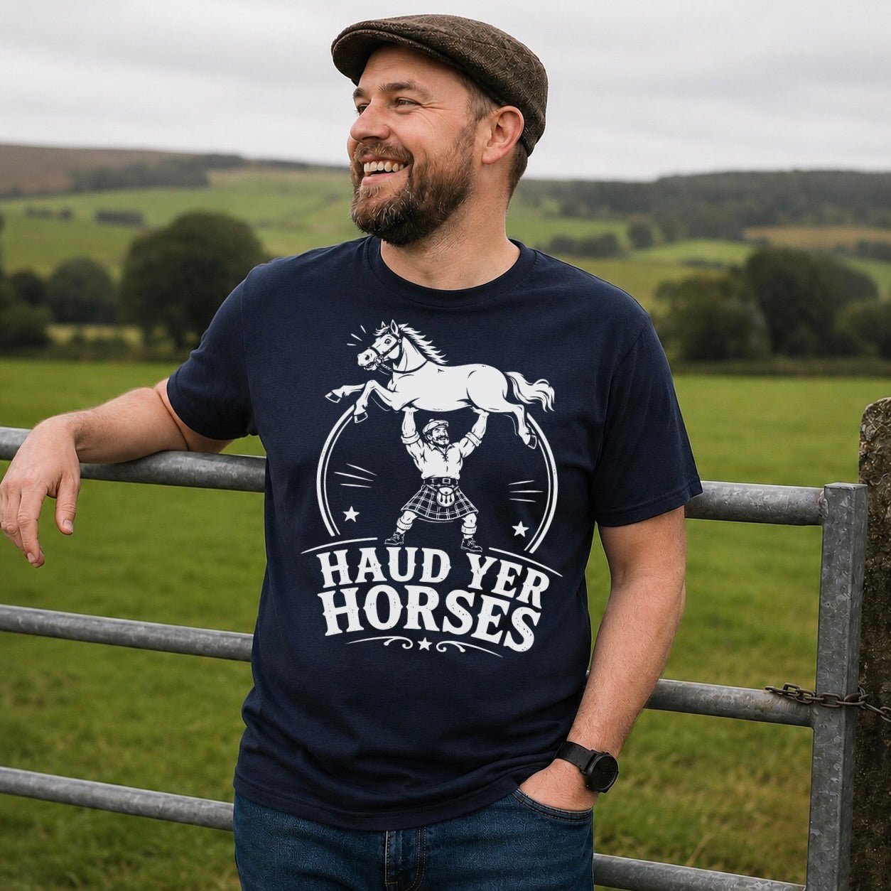 “Haud Yer Horses” Standard Fit T-Shirt