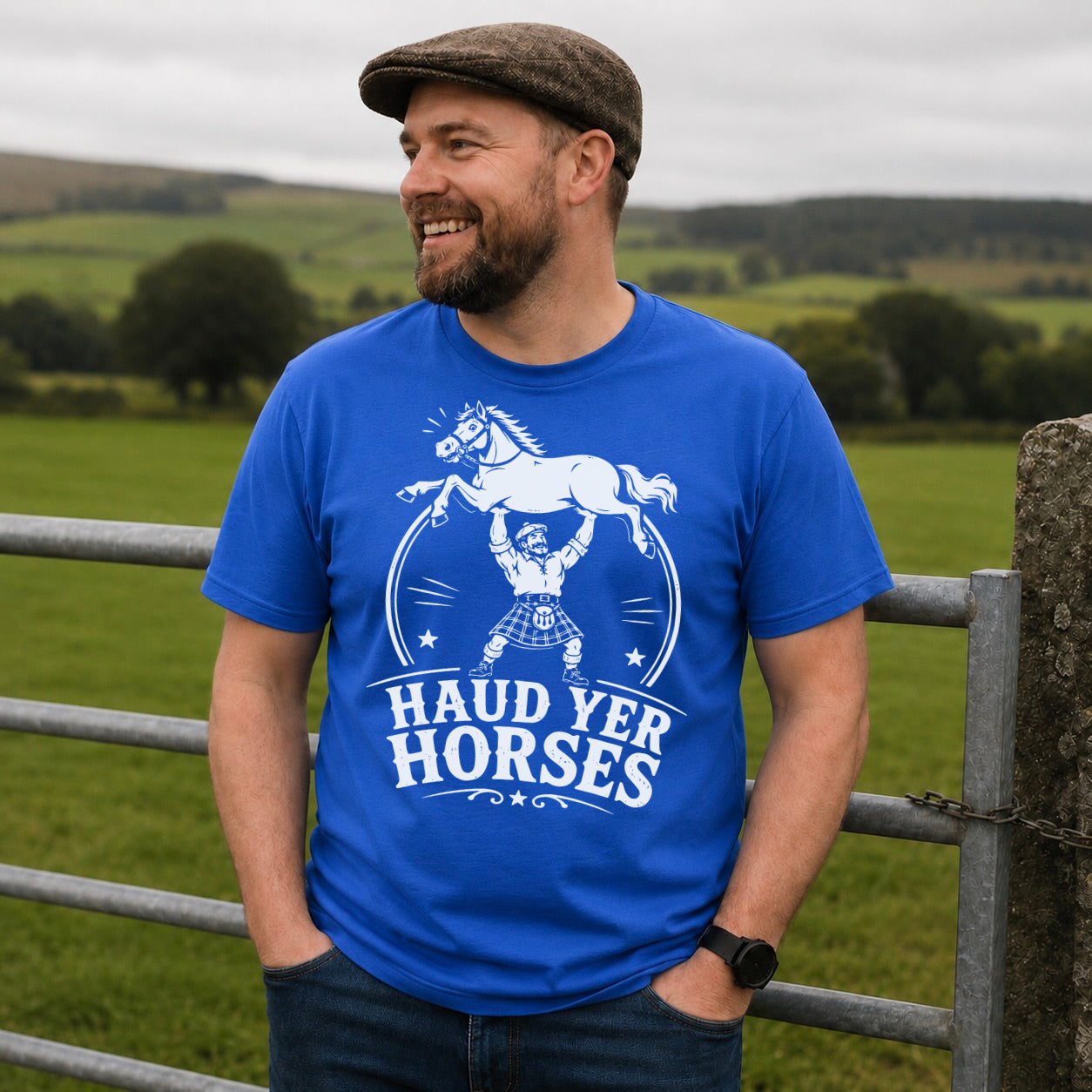 “Haud Yer Horses” Standard Fit T-Shirt