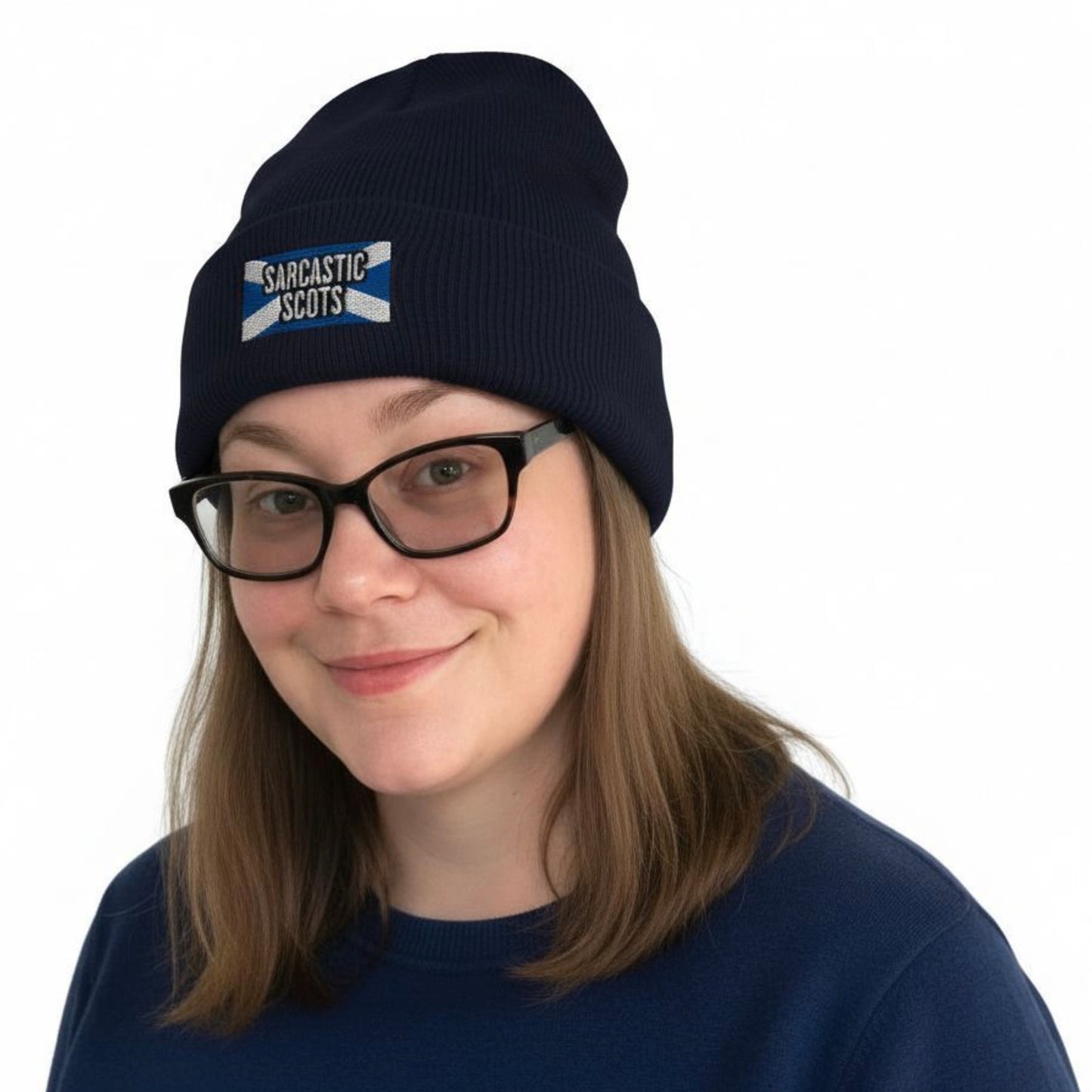 Scottish Embroidered Beanie – Sarcastic Scots