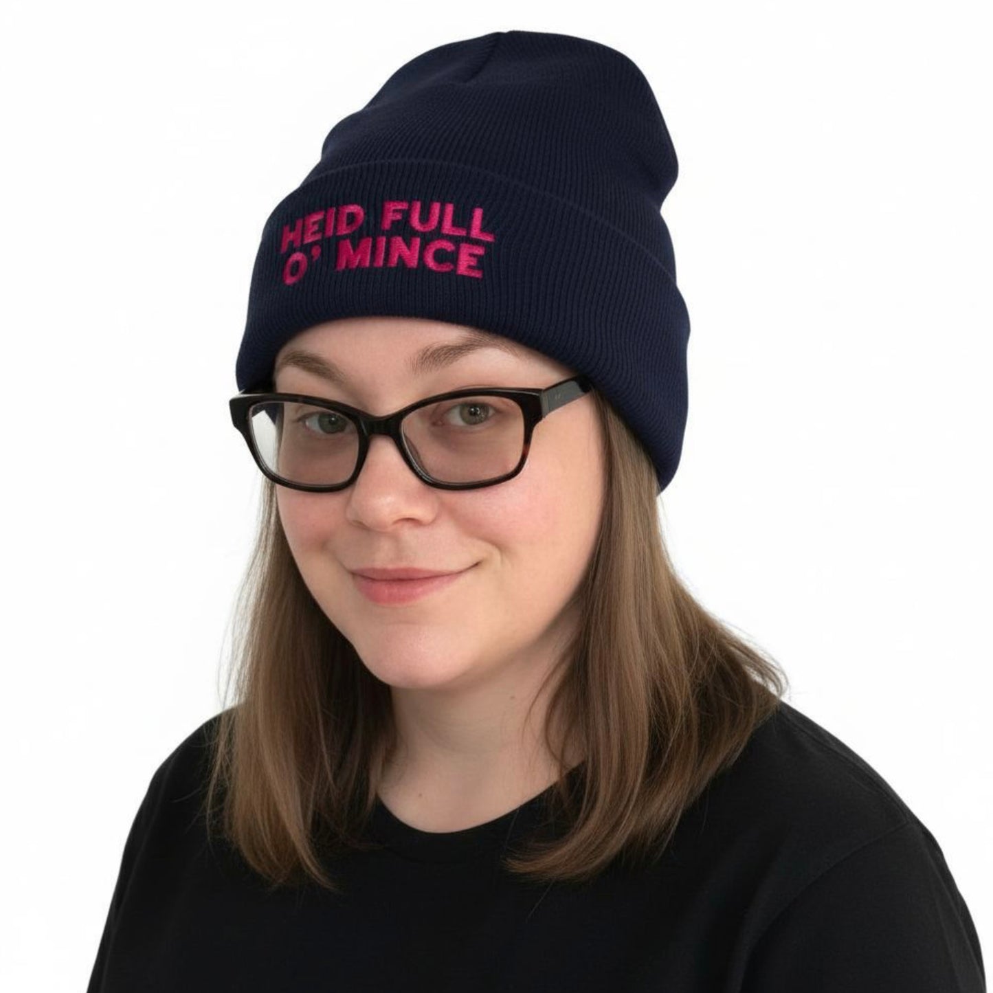 Scottish Embroidered Beanie – Heid Full O' Mince