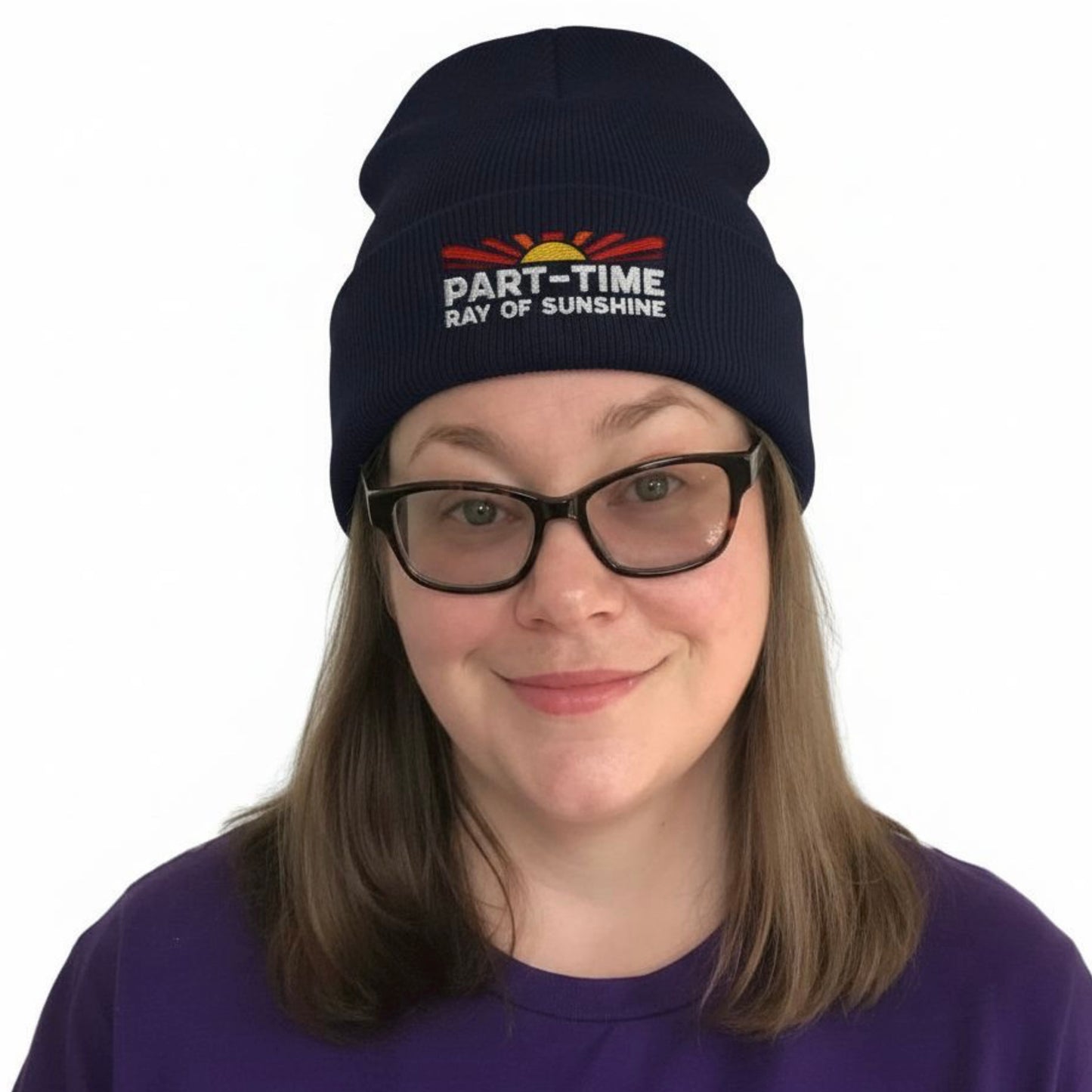 Scottish Embroidered Beanie – Part Time Ray Of Sunshine