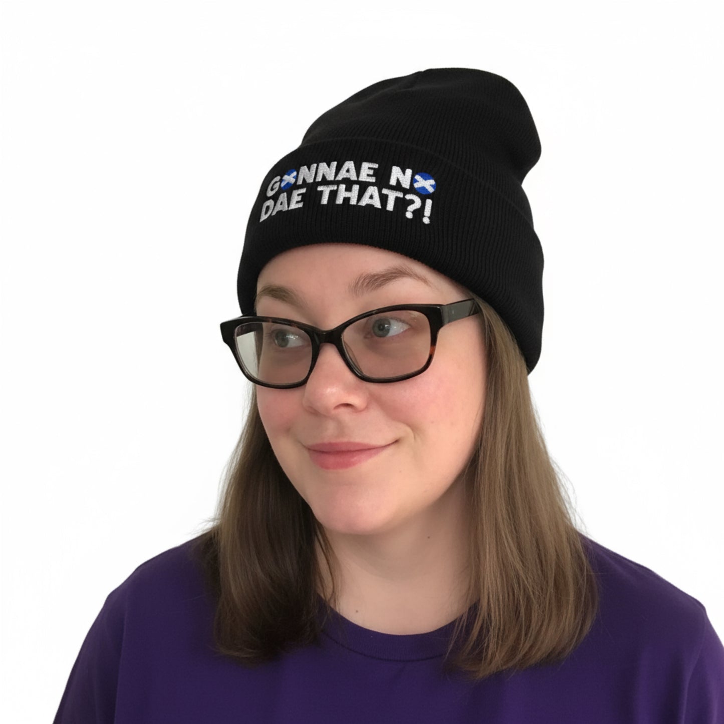 Scottish Embroidered Beanie – Gonnae No Dae That