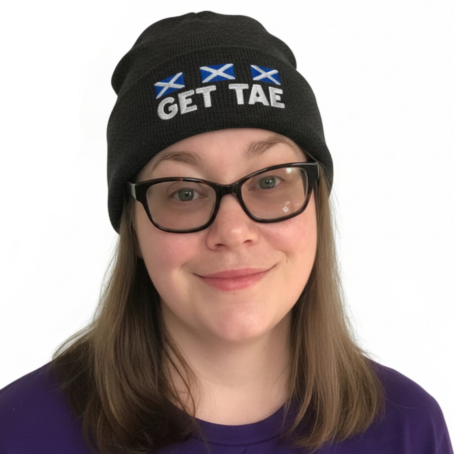 Scottish Embroidered Beanie –  Get Tae