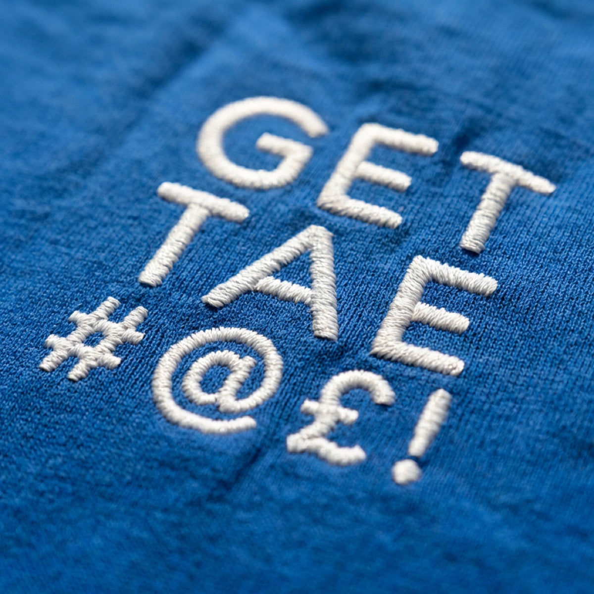 “Get Tae #@£!” Funny Scottish Embroidered T-Shirt