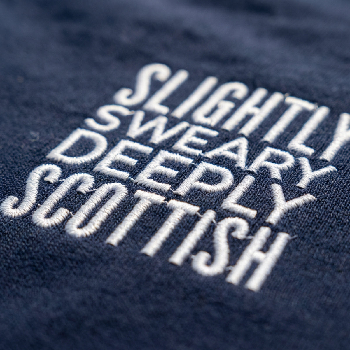 Deeply Scottish Embroidered Sweatshirt