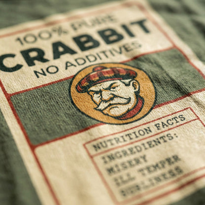 “Pure Crabbit” Funny Scottish T-Shirt – Premium Soft Feel