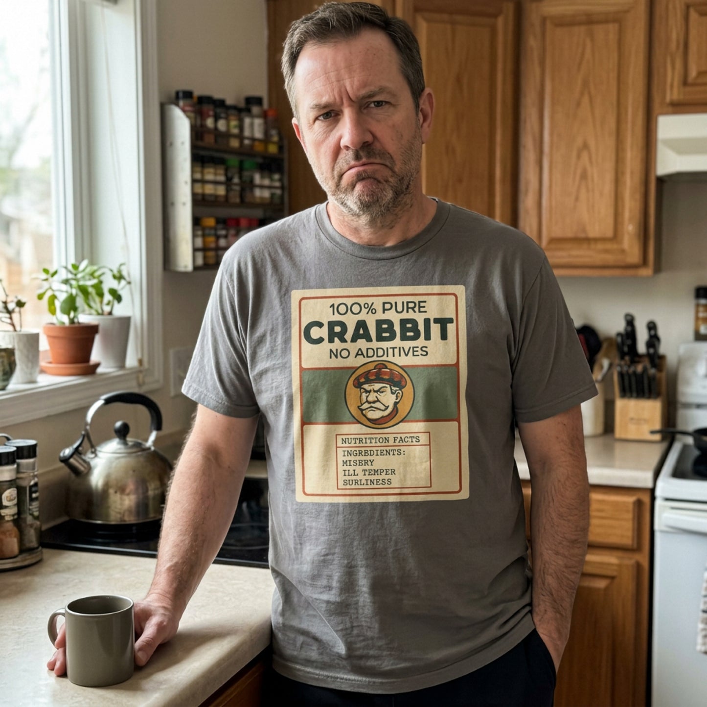 “Pure Crabbit” Funny Scottish T-Shirt – Premium Soft Feel