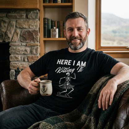 “Kilting It” Funny Scottish T-Shirt – Premium Soft Feel