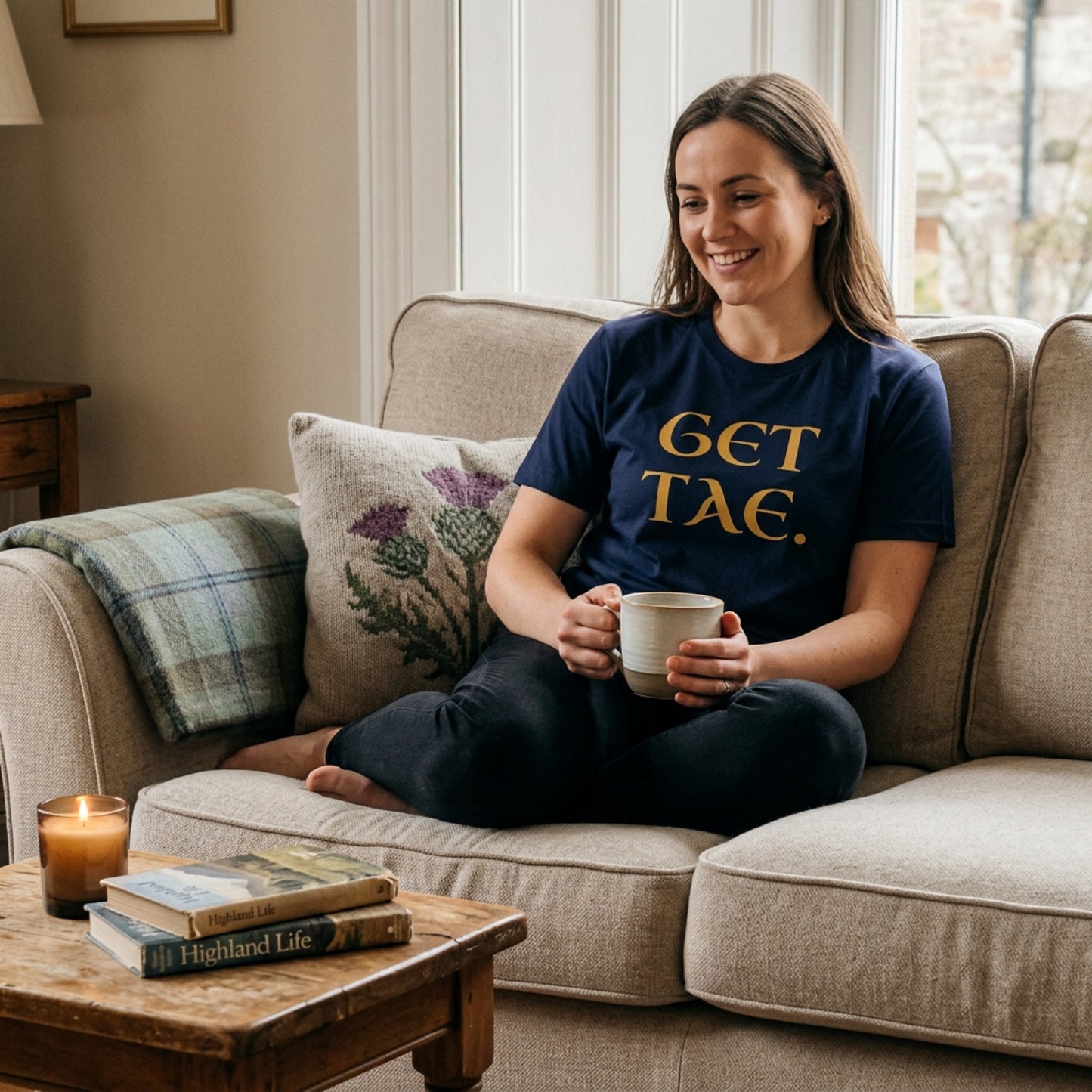 “Get Tae” Funny Scottish T-Shirt – Premium Soft Feel