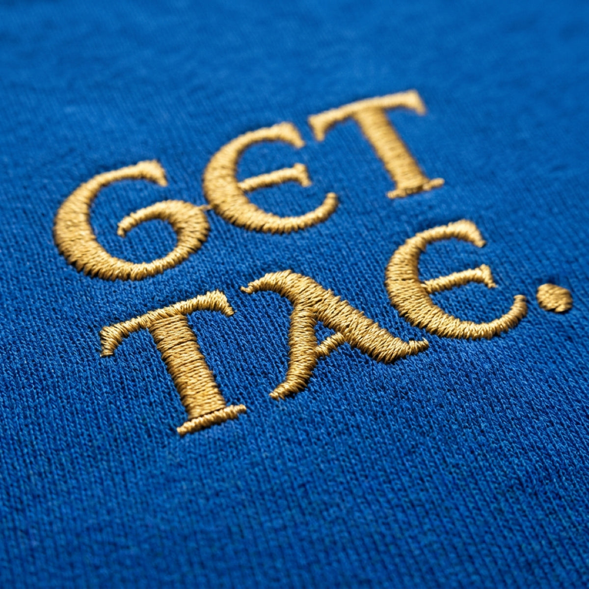 “Get Tae” Funny Embroidered T-Shirt