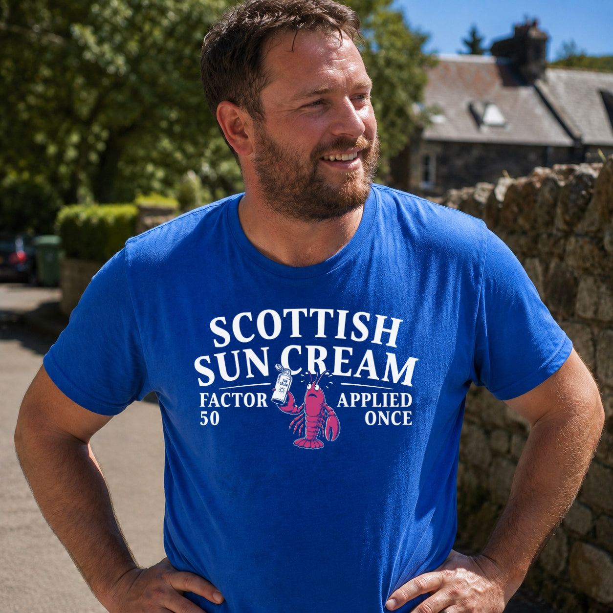 “Scottish Sun Cream” Standard Fit T-Shirt