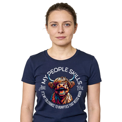 Funny Scottish T-Shirt – My People Skills Are Fine Premium Tee