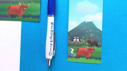 Scotland Gift Set - Bookmark, Postcards and Pen