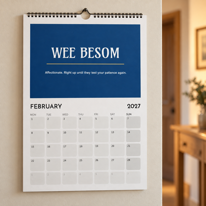 Sarcastic Scots 2027 Calendar